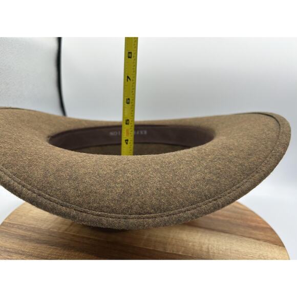 Stetson Hat Cowboy Fitted Mens X-Large Brown Wool Crushable Water Repellent USA - Picture 15 of 16